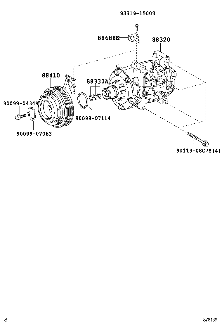  RX300 330 350 |  HEATING AIR CONDITIONING COMPRESSOR