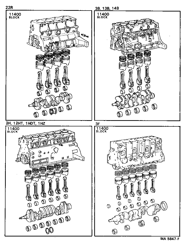  COASTER |  SHORT BLOCK ASSEMBLY