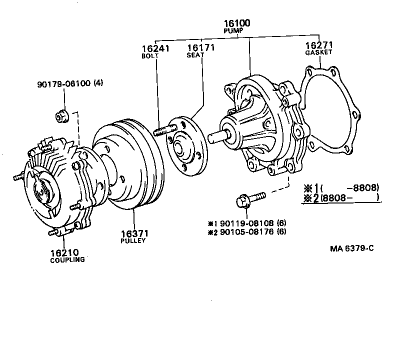  LAND CRUISER 70 |  WATER PUMP