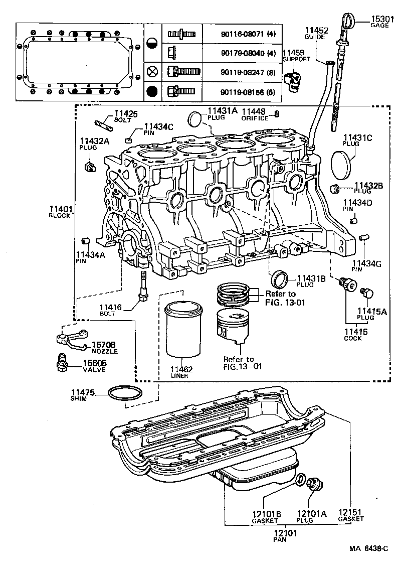  HIACE VAN COMUTER |  CYLINDER BLOCK