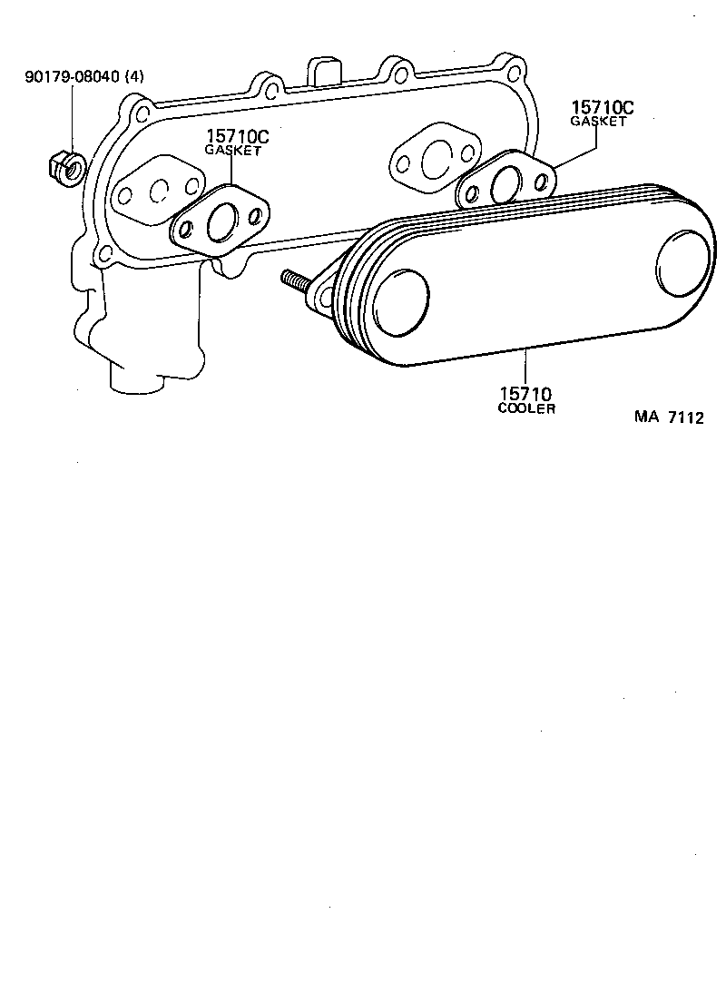  CRESSIDA |  ENGINE OIL COOLER