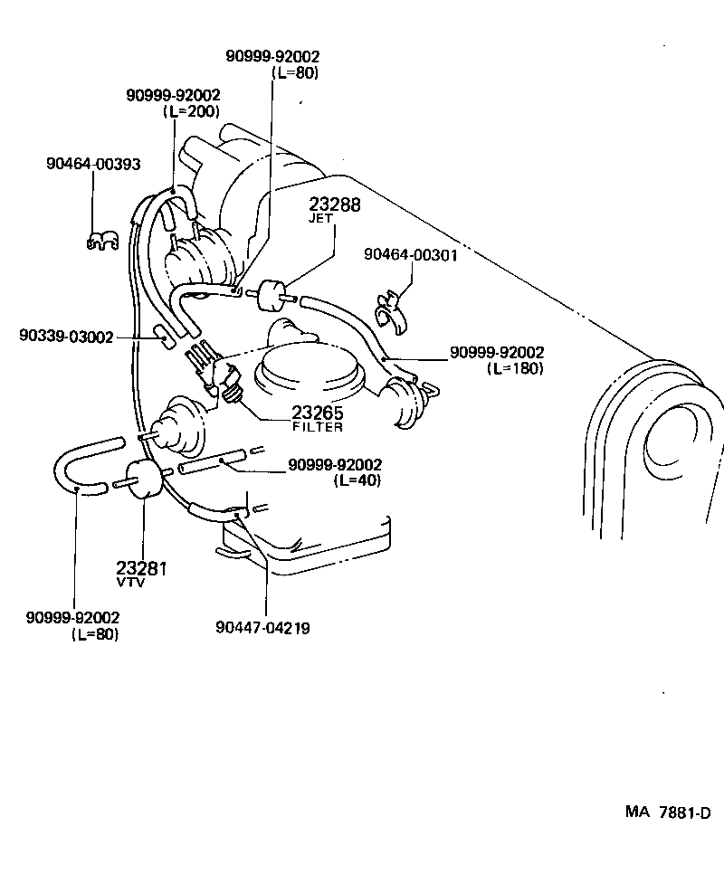  STARLET |  VACUUM PIPING