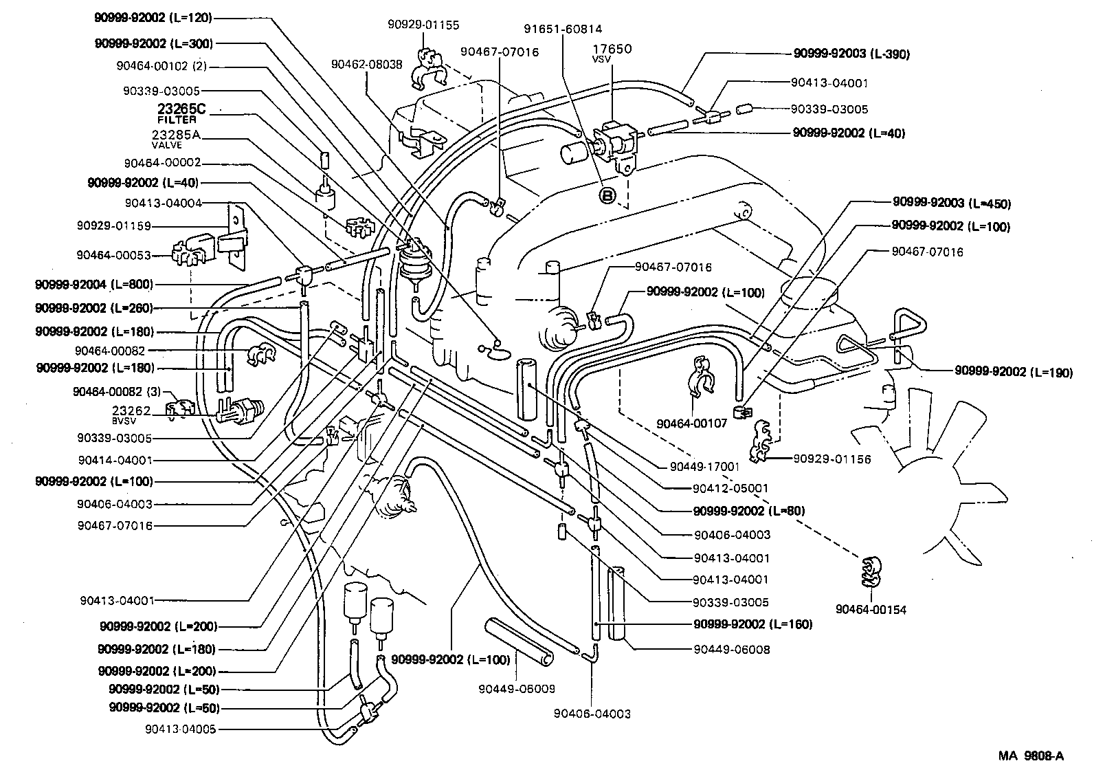  LAND CRUISER 60 |  VACUUM PIPING