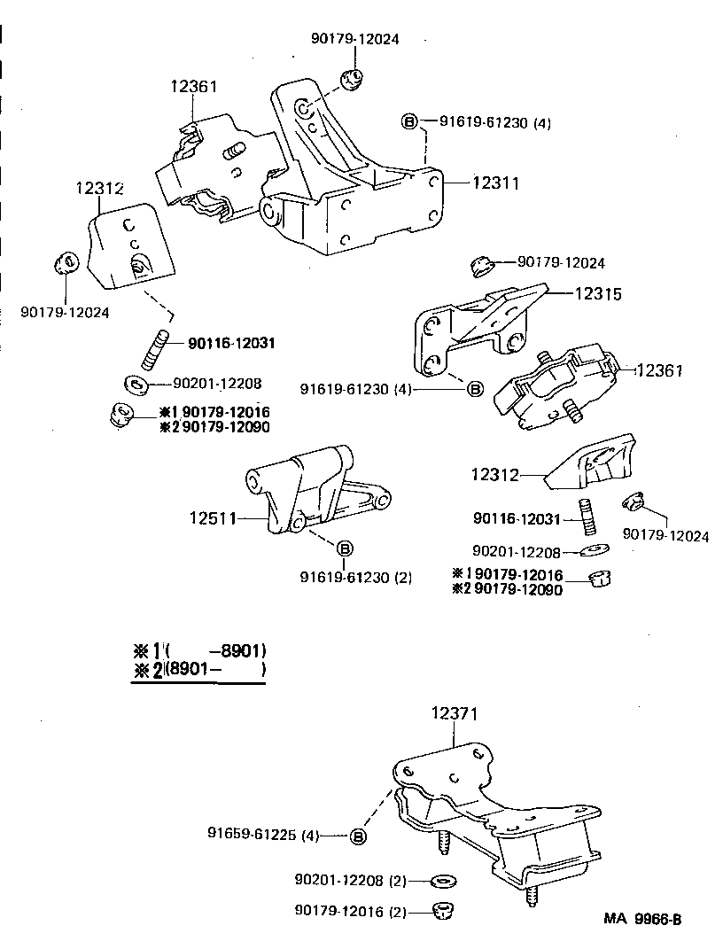  LAND CRUISER 60 |  MOUNTING