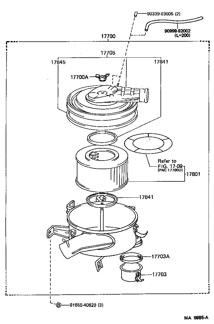  LAND CRUISER 60 |  AIR CLEANER