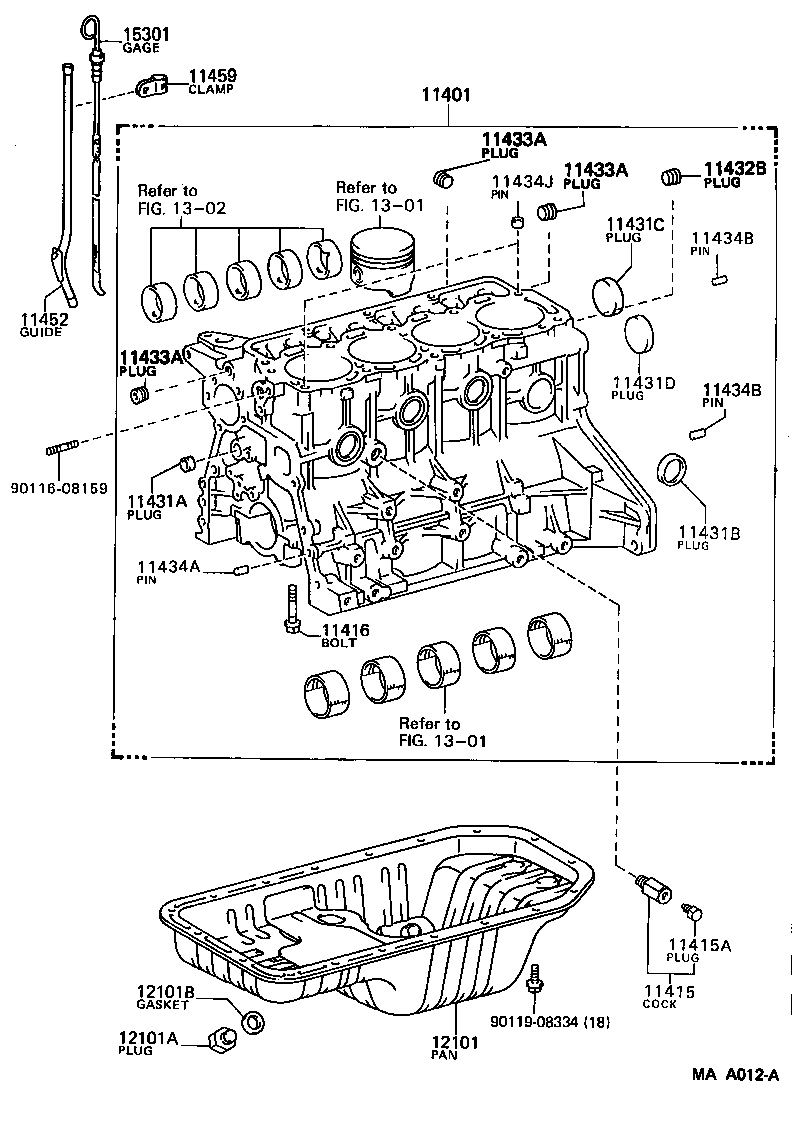  HIACE VAN COMUTER |  CYLINDER BLOCK