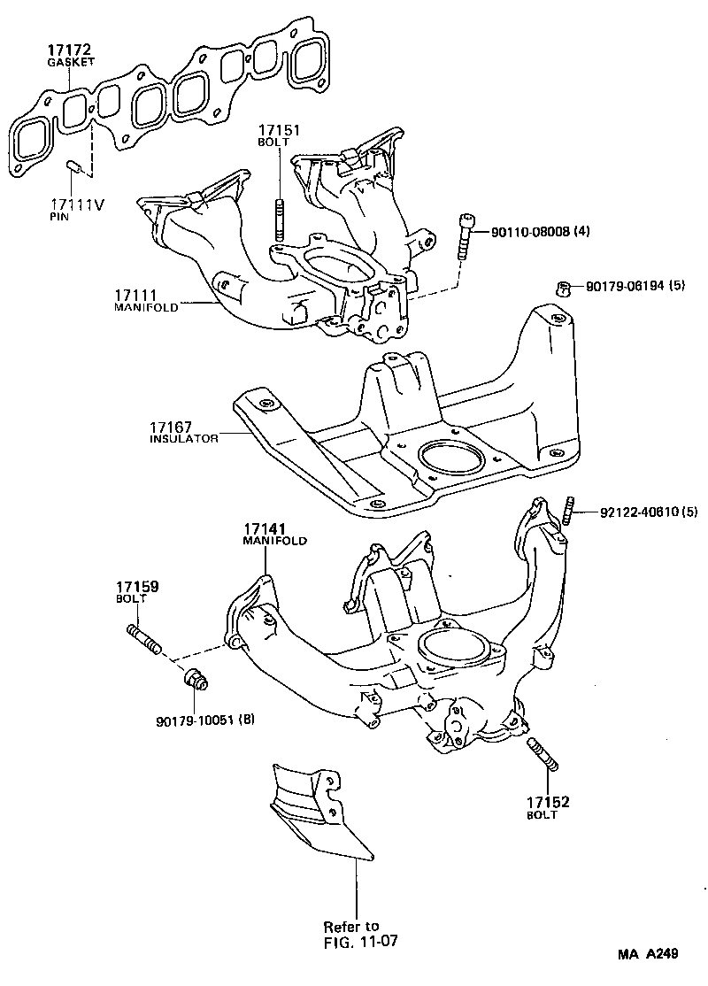  HIACE VAN COMUTER |  MANIFOLD