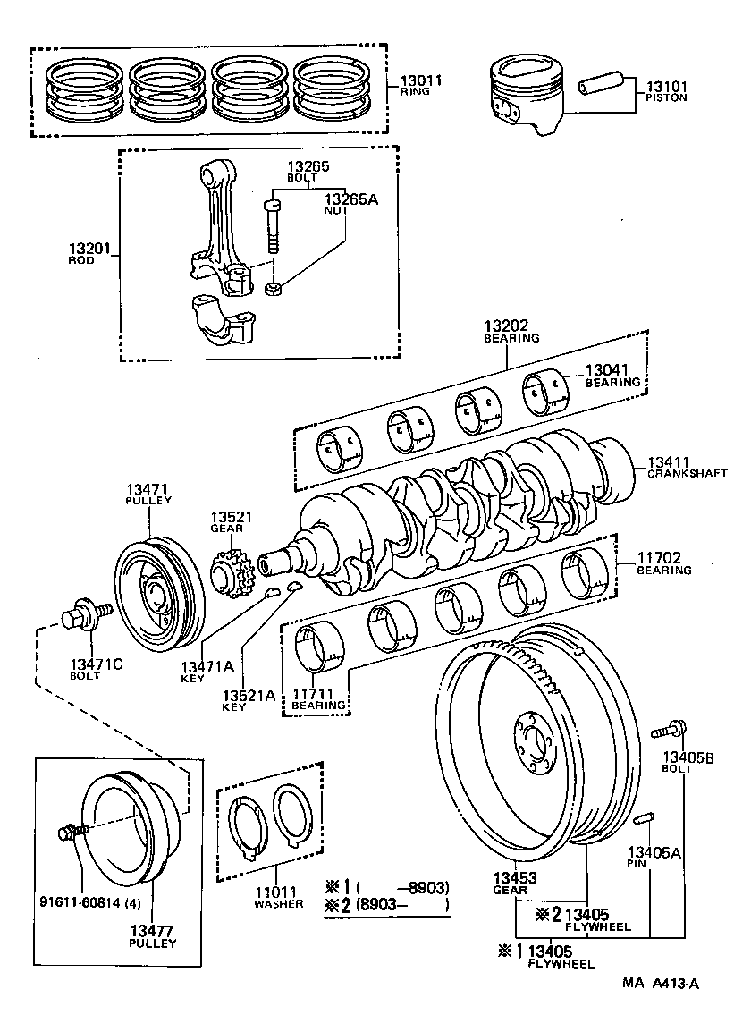  DYNA 100 |  CRANKSHAFT PISTON