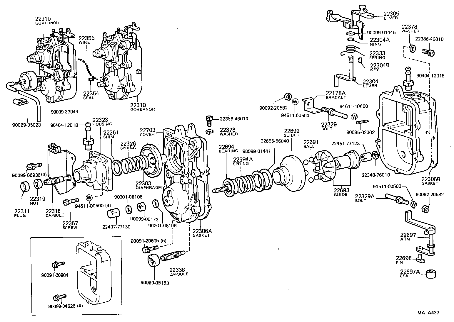  LAND CRUISER 60 |  PNEUMATIC GOVERNOR