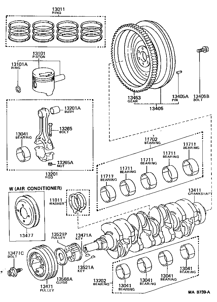  DYNA 100 |  CRANKSHAFT PISTON