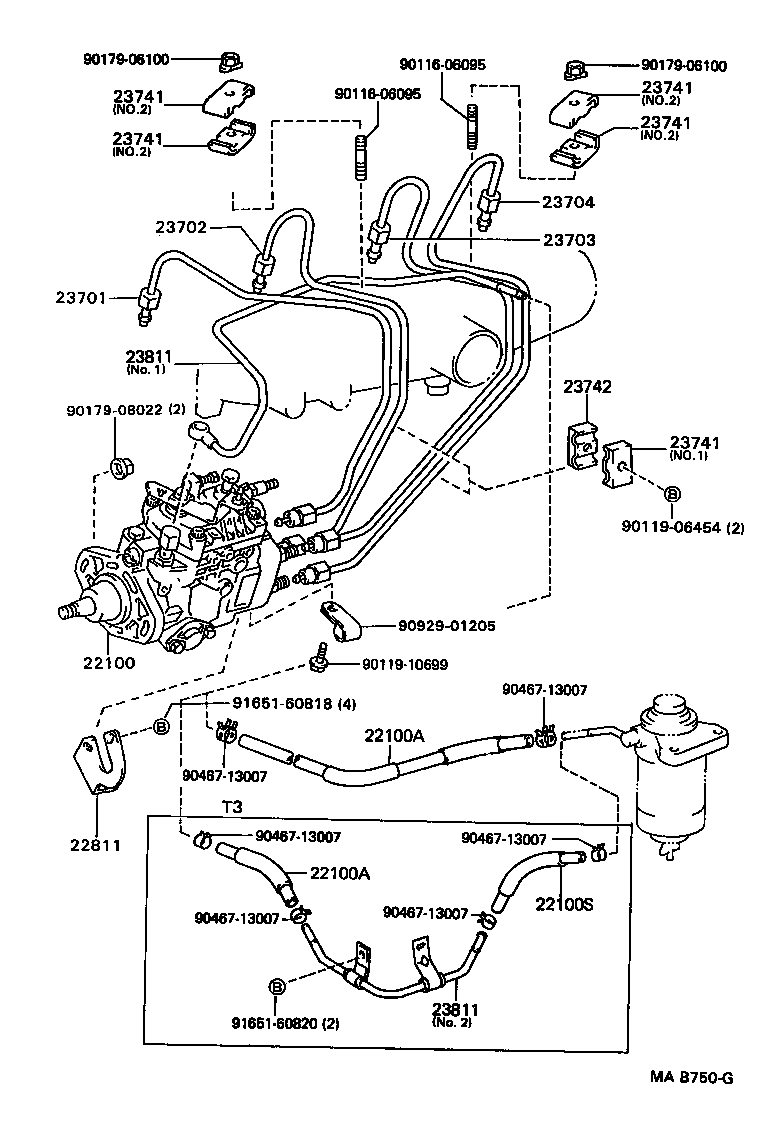  DYNA 100 |  INJECTION PUMP ASSEMBLY