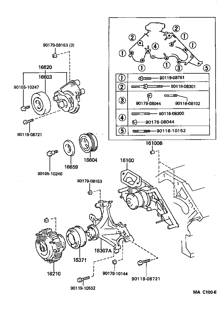  LS400 |  WATER PUMP