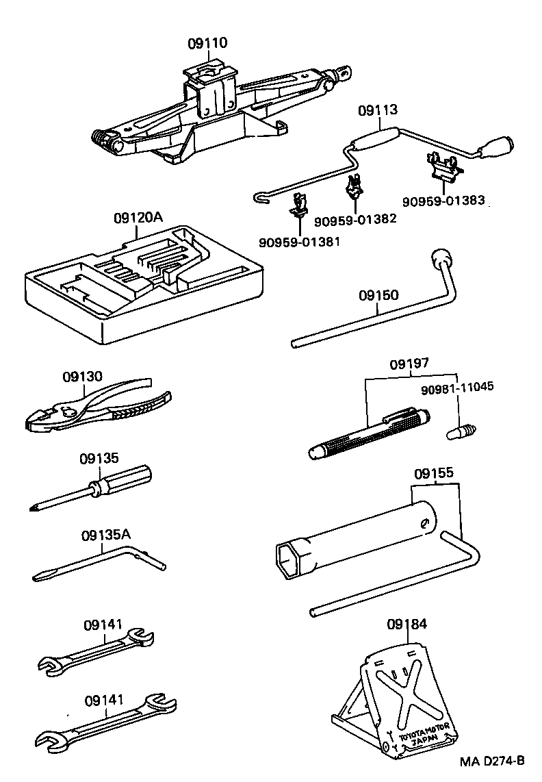  LS400 |  STANDARD TOOL