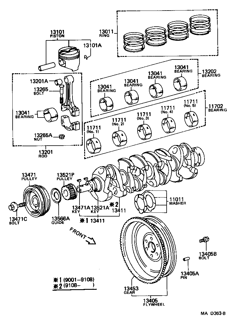  MR2 |  CRANKSHAFT PISTON