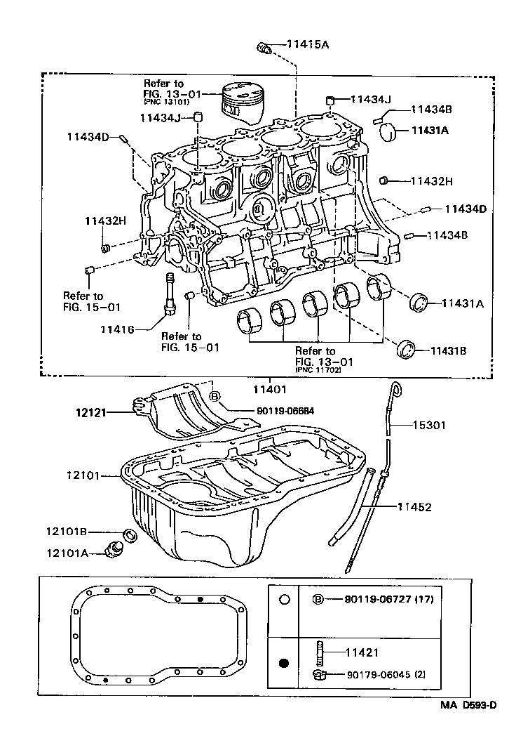  MR2 |  CYLINDER BLOCK