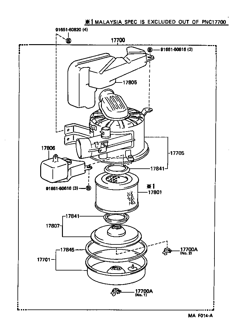  DYNA 100 |  AIR CLEANER