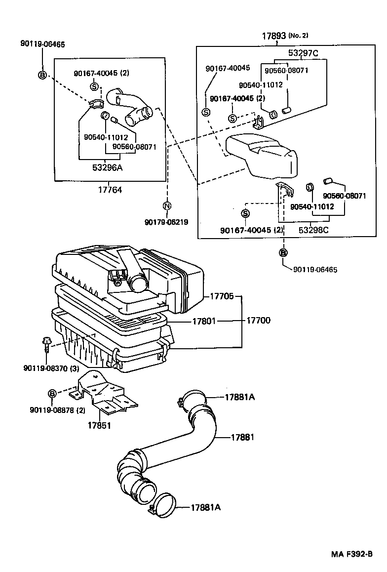  MR2 |  AIR CLEANER