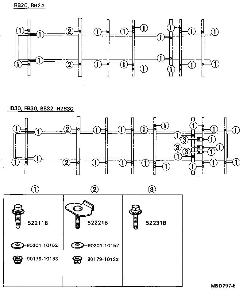  COASTER |  CAB MOUNTING BODY MOUNTING