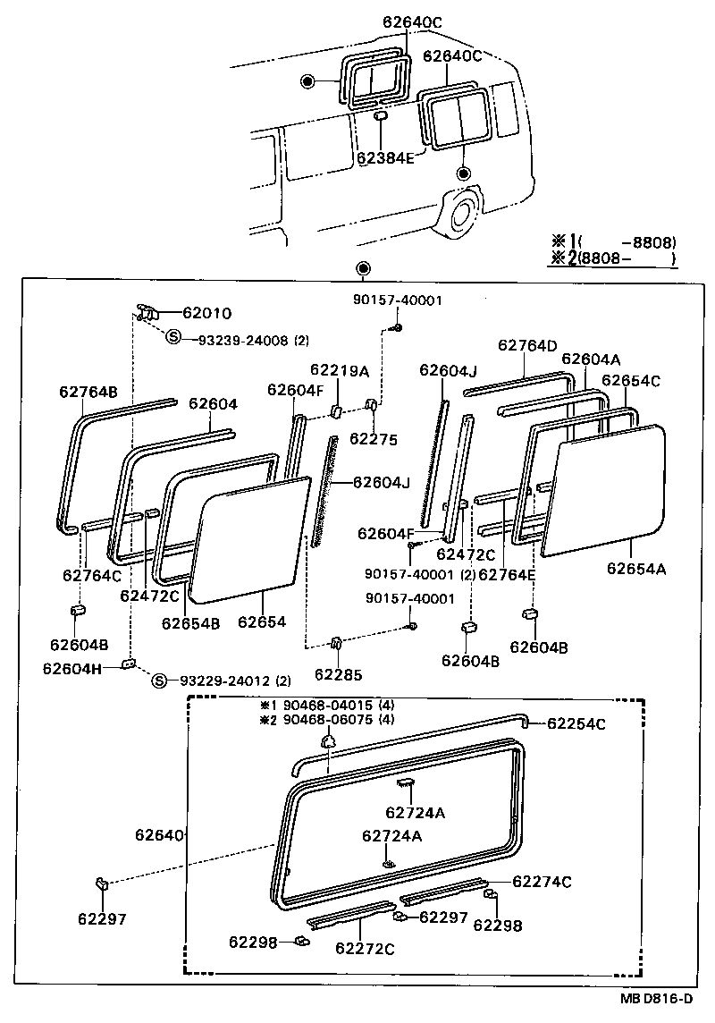  COASTER |  SIDE WINDOW