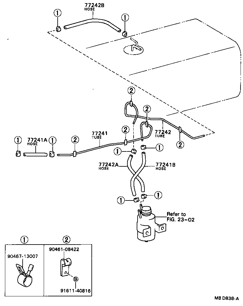  COASTER |  FUEL TANK TUBE