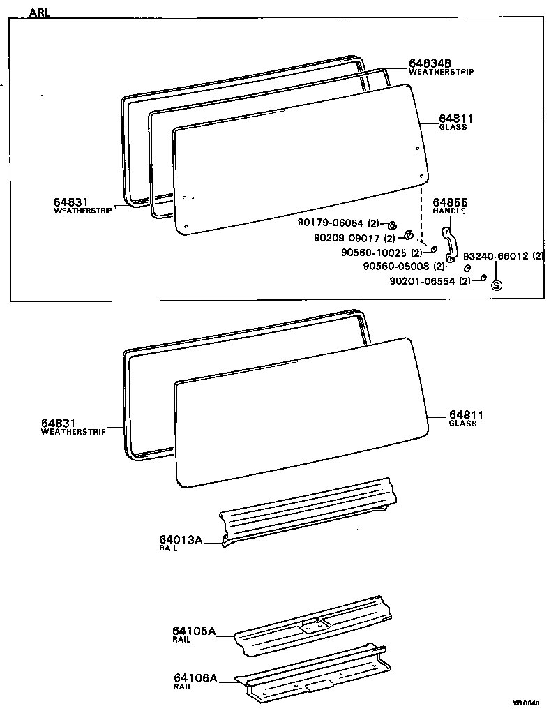  COASTER |  ROOF PANEL BACK PANEL