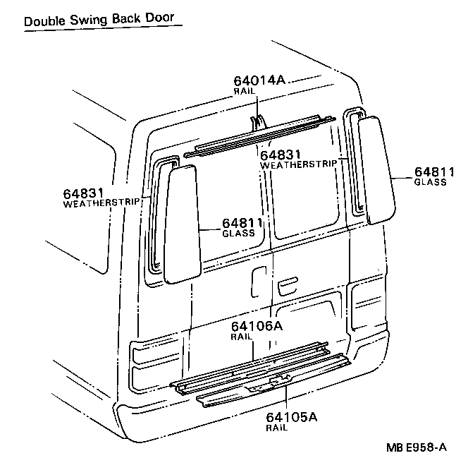  COASTER |  ROOF PANEL BACK PANEL