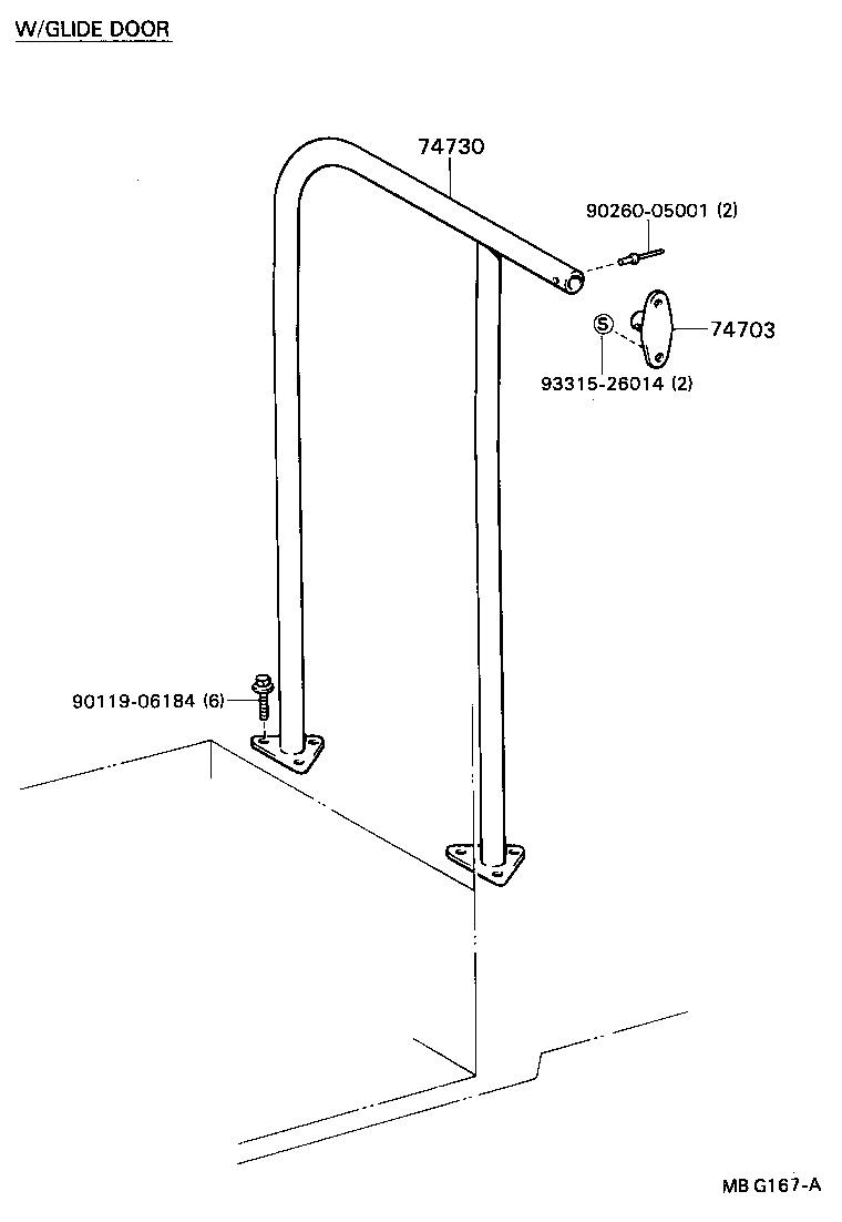  COASTER |  PROTECTOR PIPE ROLL BAR HANDRAIL