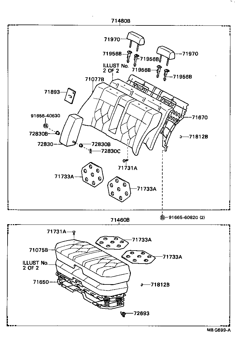  CRESSIDA |  REAR SEAT SEAT TRACK