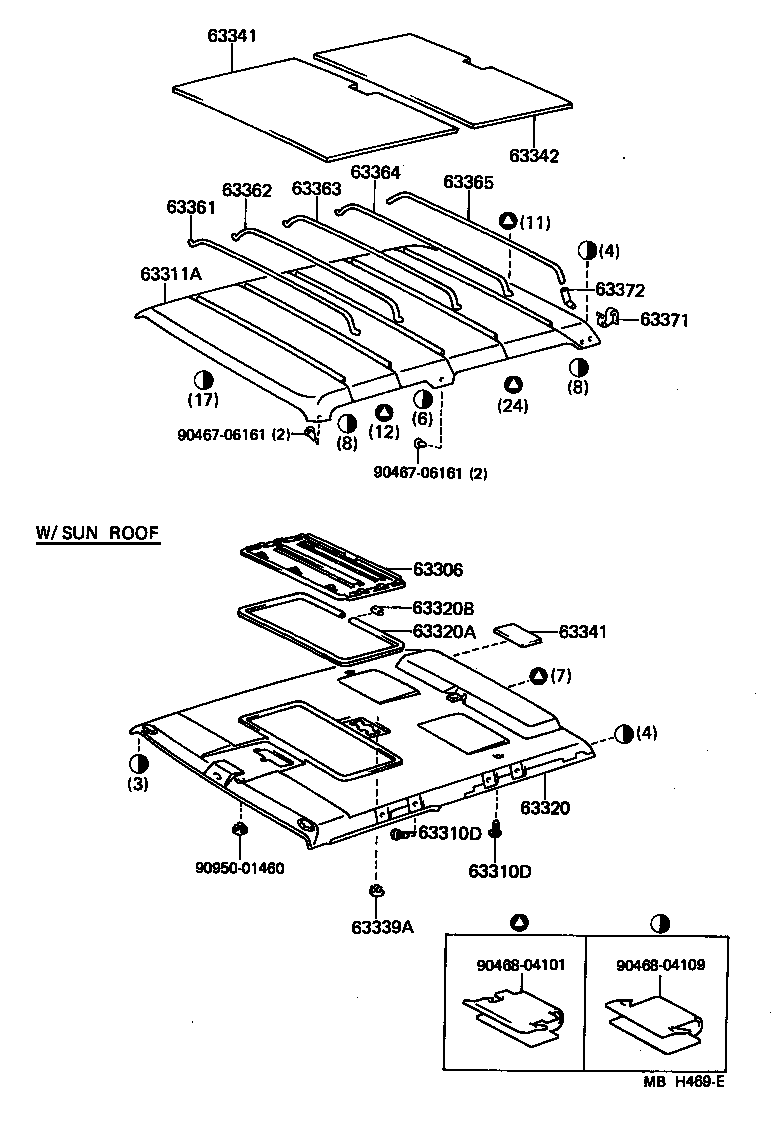  LAND CRUISER 70 |  ROOF HEADLINING SILENCER PAD