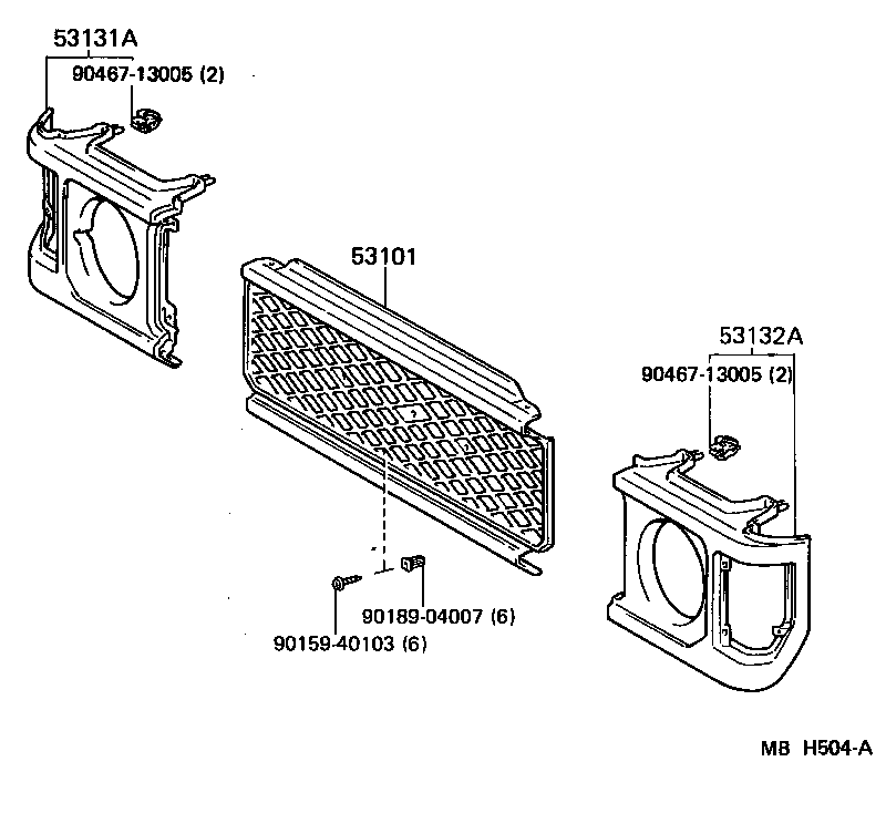  LAND CRUISER 70 |  RADIATOR GRILLE