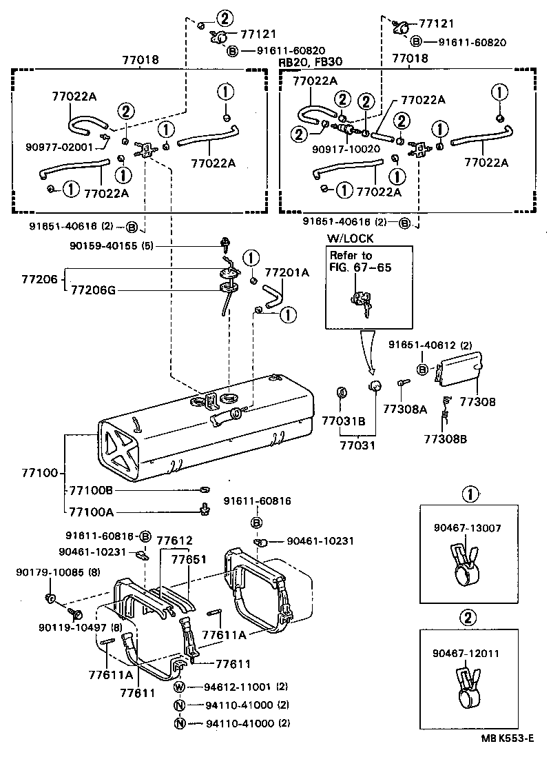  COASTER |  FUEL TANK TUBE