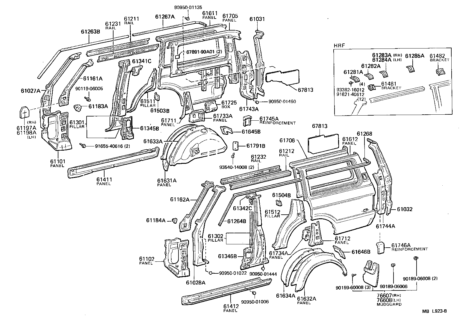  LAND CRUISER 60 |  SIDE MEMBER