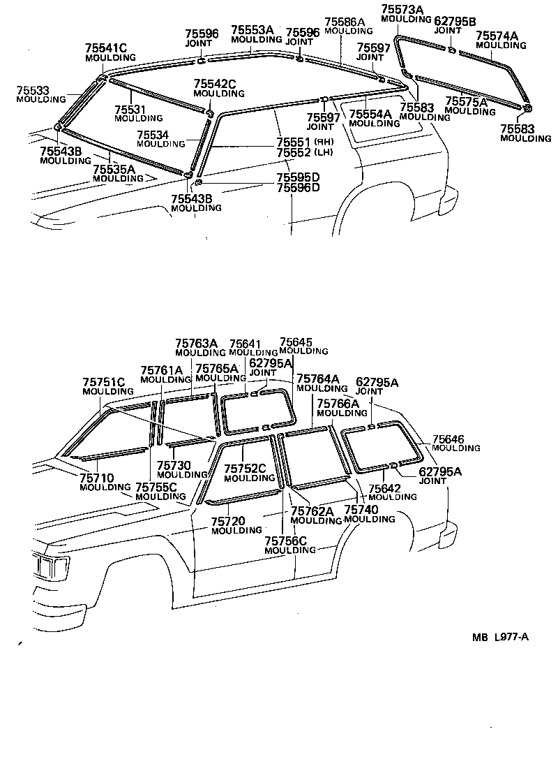  LAND CRUISER 60 |  MOULDING