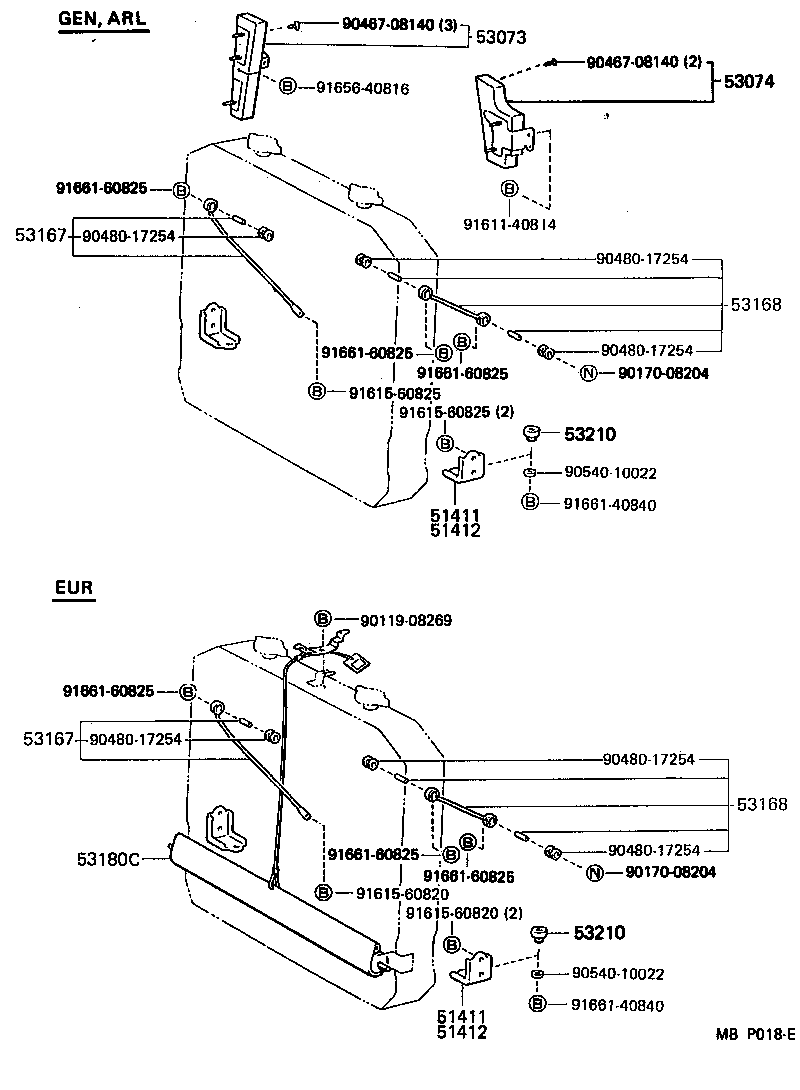  DYNA 100 |  RADIATOR SUPPORT WIND GUIDE