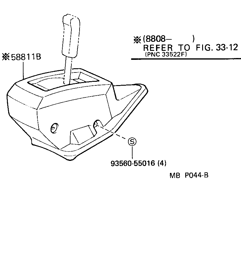  DYNA 100 |  CONSOLE BOX BRACKET