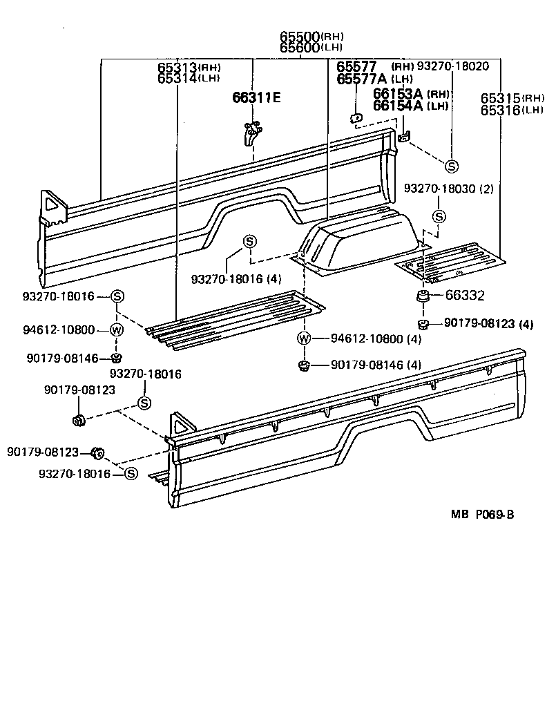  DYNA 100 |  REAR BODY SIDE PANEL