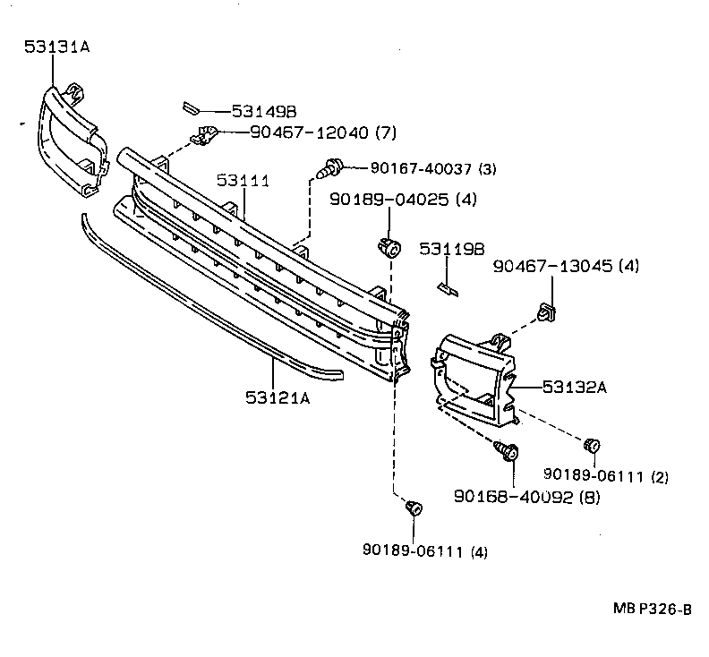  HILUX JPP |  RADIATOR GRILLE