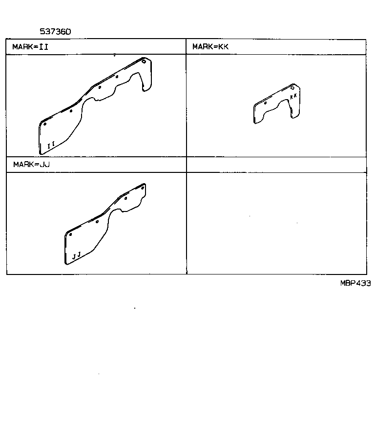  HILUX |  FRONT FENDER APRON DASH PANEL