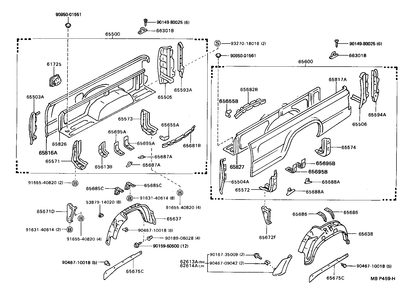  HILUX |  REAR BODY SIDE PANEL