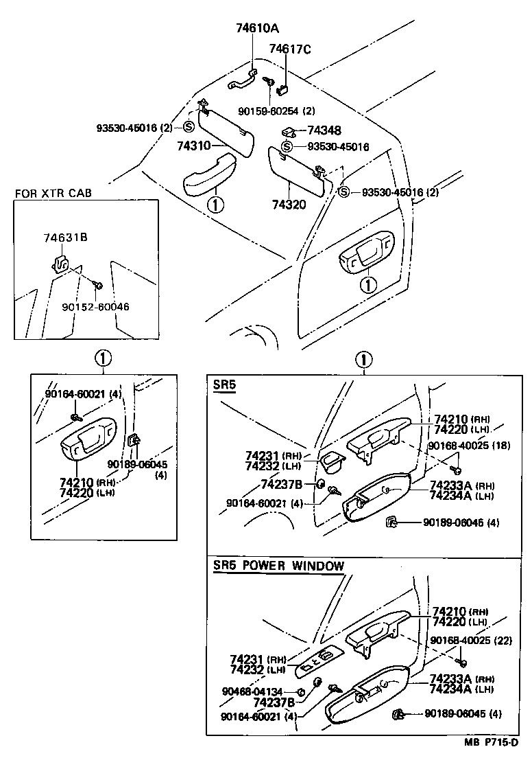  HILUX |  ARMREST VISOR