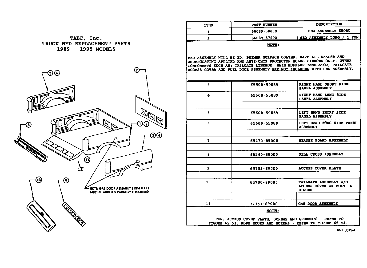  HILUX |  REAR BODY ASSEMBLY TMM USA