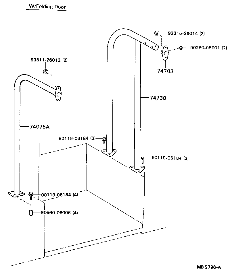  COASTER |  PROTECTOR PIPE ROLL BAR HANDRAIL