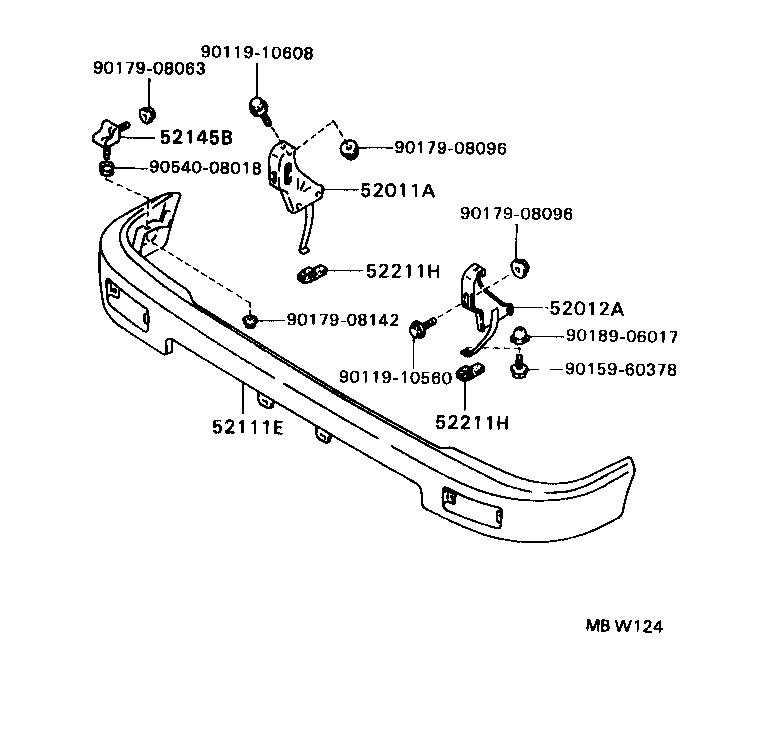  HILUX |  FRONT BUMPER BUMPER STAY