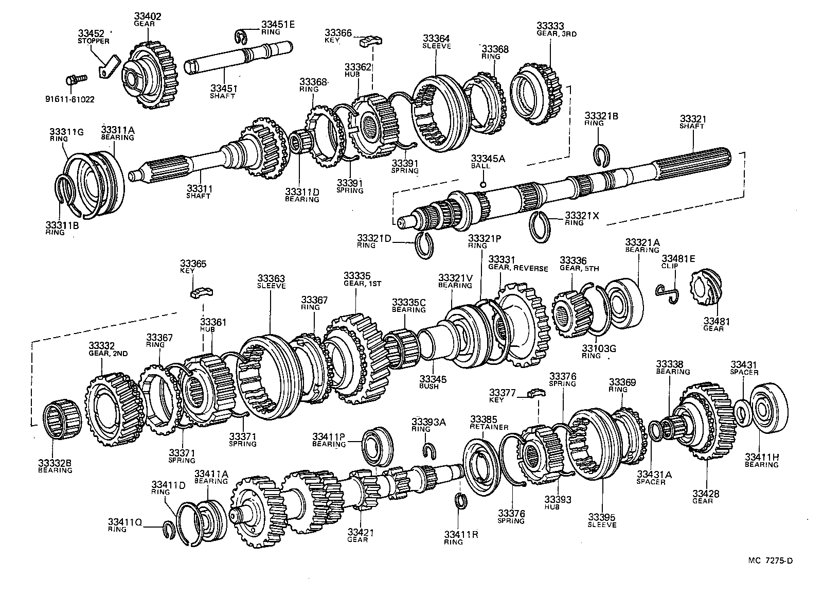  SUPRA |  TRANSMISSION GEAR MTM