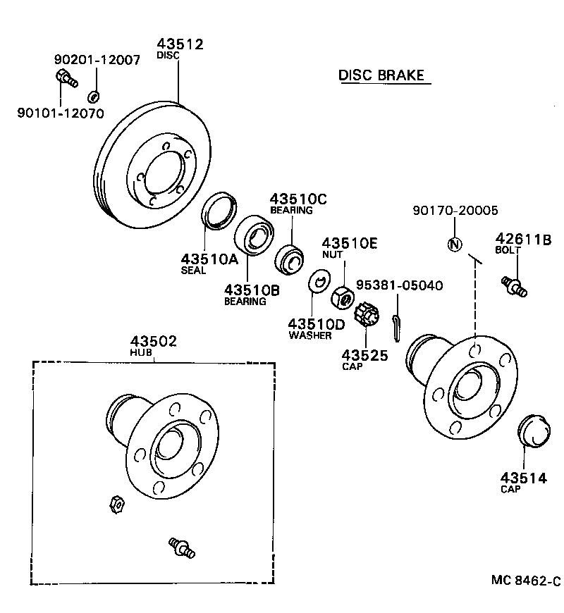  DYNA200 |  FRONT AXLE HUB