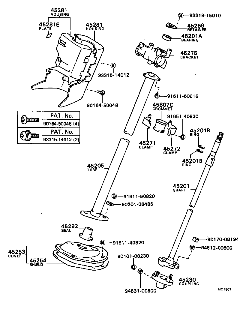  COASTER |  STEERING COLUMN SHAFT