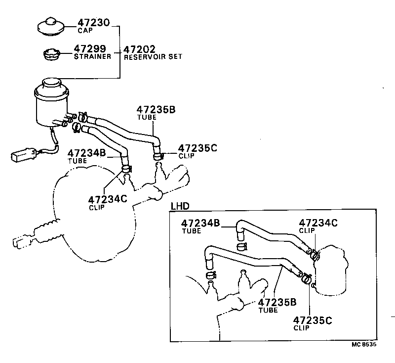  COASTER |  BRAKE MASTER CYLINDER