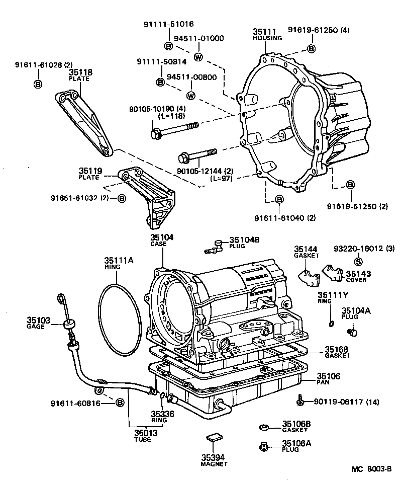  CRESSIDA |  TRANSMISSION CASE OIL PAN ATM