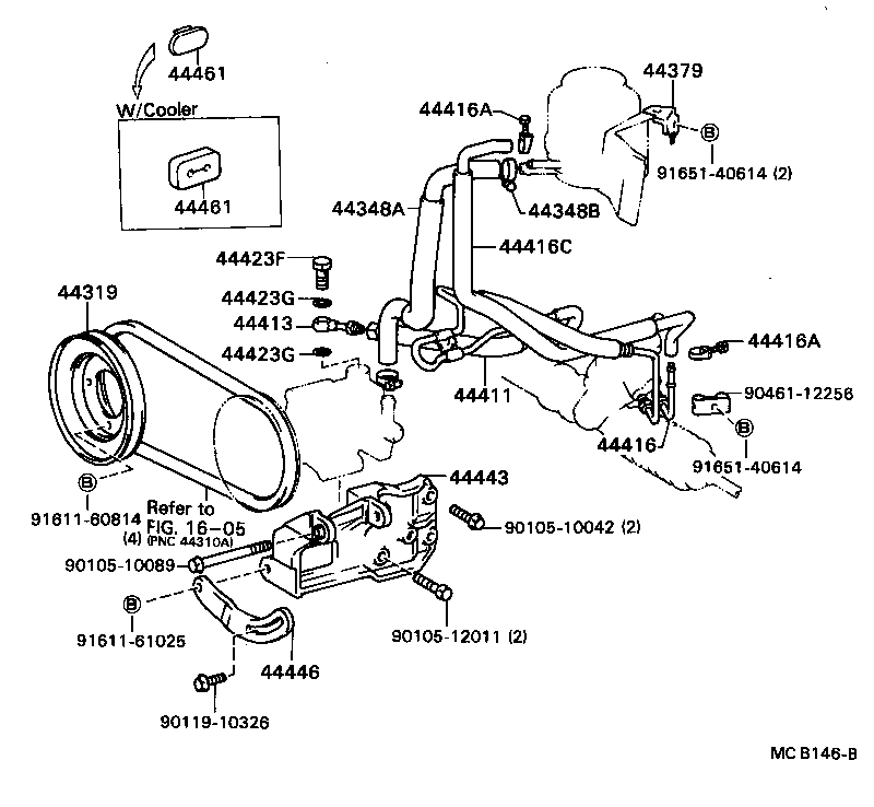  CRESSIDA |  POWER STEERING TUBE