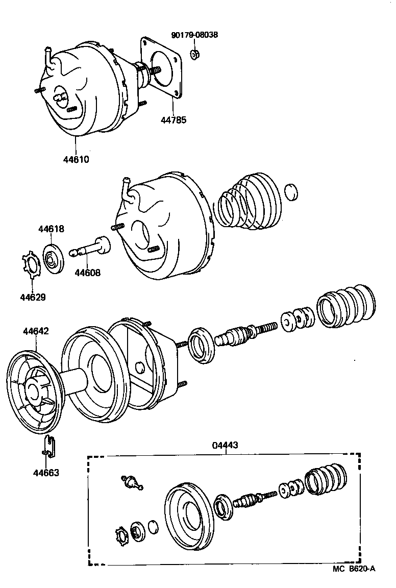  STARLET |  BRAKE BOOSTER VACUUM TUBE